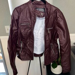 Purple Leather Jacket